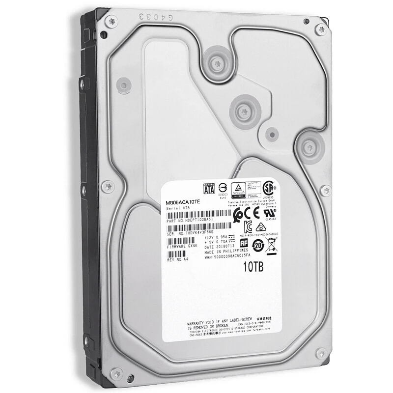 TOSHIBA 東芝 10TB 内蔵型 3.5インチ ハードディスク Amazon.com: Toshiba MG Series Enterprise 10TB 3.5'' SATA 6Gbit/s
