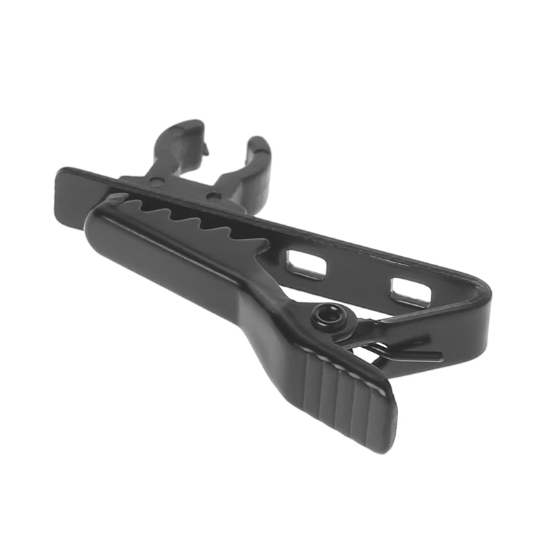 Universal ไมโครโฟน Lapel Tie Clip Mini Clamp แบบพกพาใช้สำหรับเสื้อยืดคอ