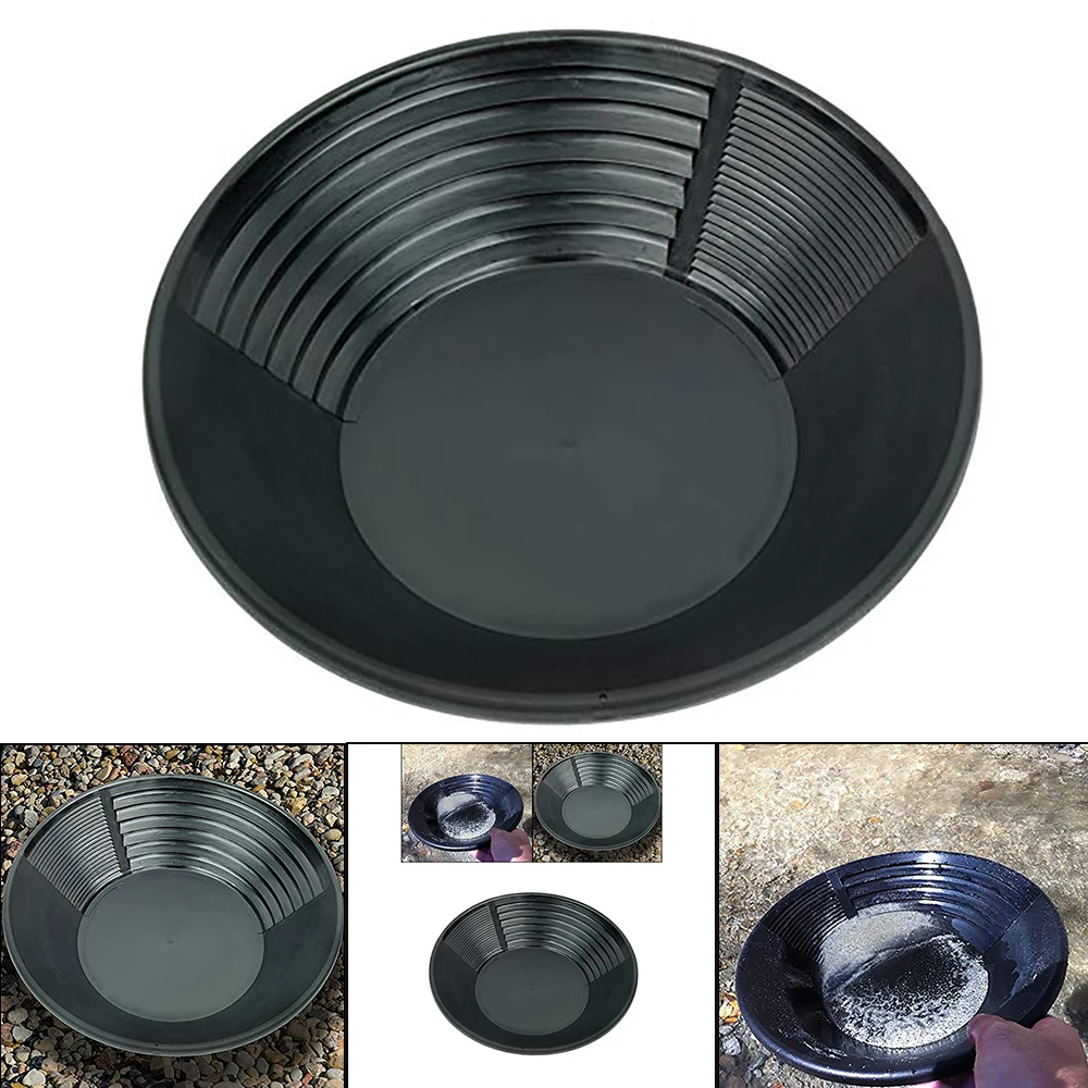 Plastic Gold Pan Wash Basin Nugget Mining Dragagem Ferramenta de Prospecção River O24 Dropship Venda Quente
