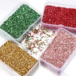 30-80g Colorful Crushed Glass Stones Resin Filling For DIY Epoxy Resin Mold Irregular Crystal Nail Art Decoration Jewelry Making