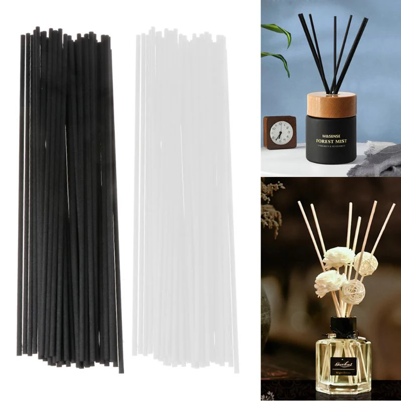 6PCS Fragrance Empty Bottles can use Rattan Sticks Purifying Air Aroma Diffuser Set Essential Oil Bottles for Room Office NEW