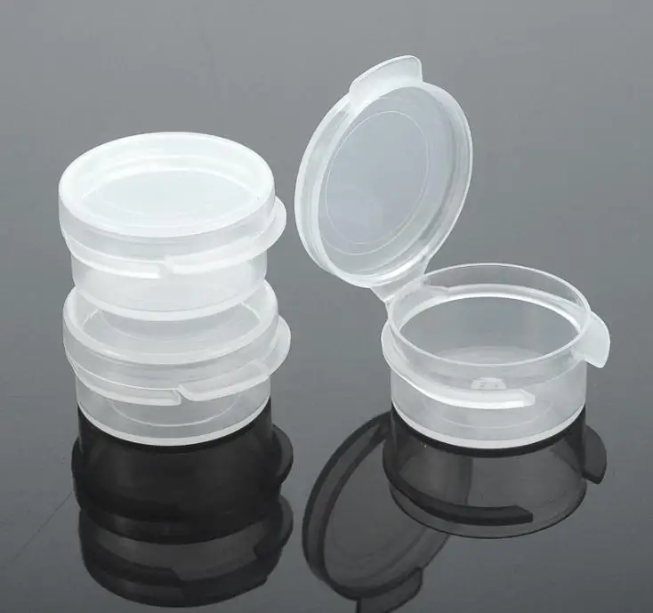 Multi-purpose 5g Empty Plastic Jar 5ml Small Sample Containers Clear PE Cosmetic Bottle Packaging SN2588