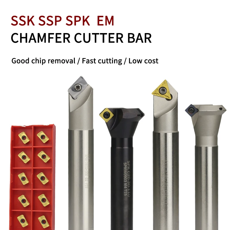 

300R/400R SSK SSP11/16 SPK CNC Lathe Milling Cutter APMT/SDMB/TCMT/SPMW Carbide Inserts Holder End Mill Drill Chamfering Tools