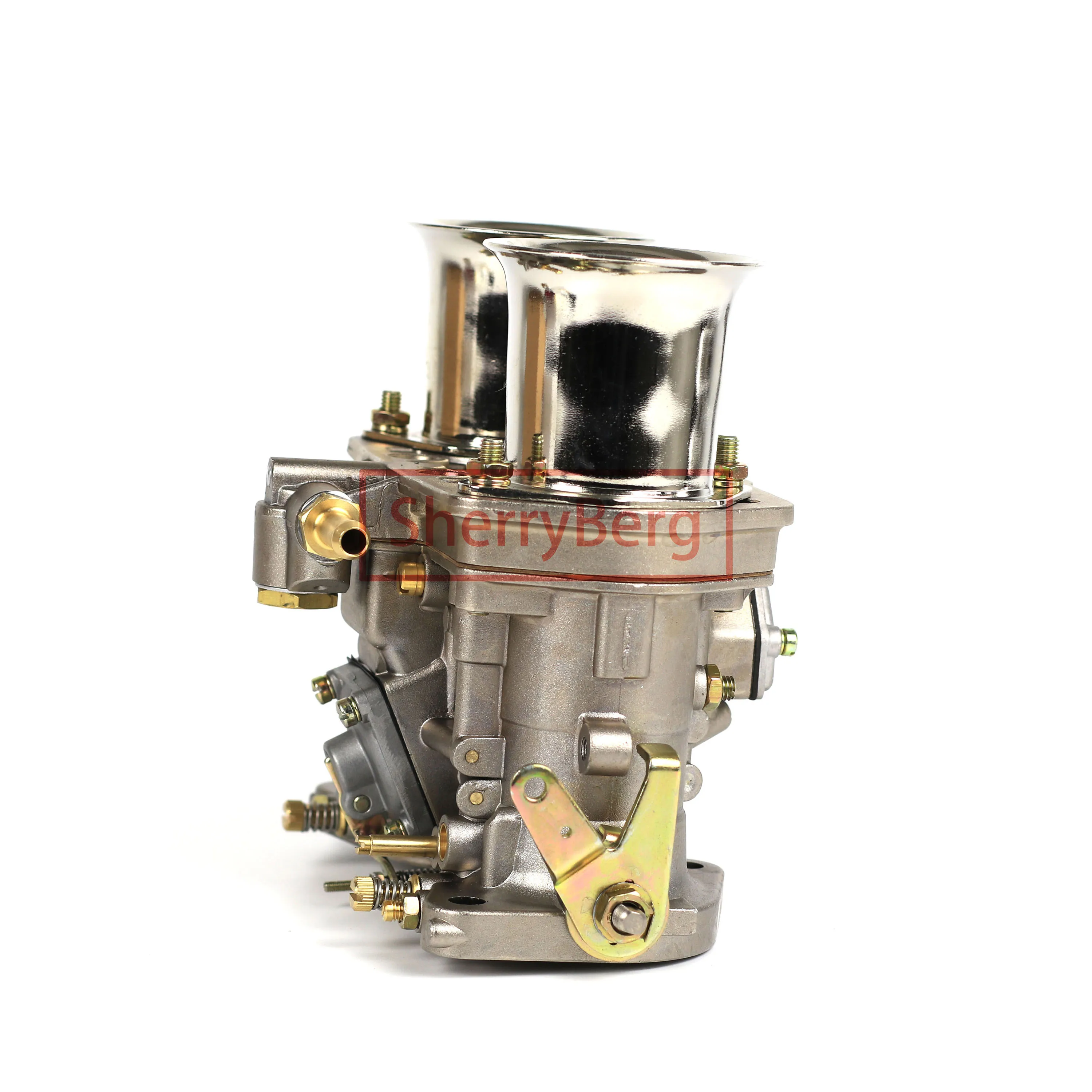 SherryBerg 48IDF 48MM Idf Carburatore Carburatore Alcol Cromato Per VW Fiat Porsche Bug Beetle Solex Weber Fajs EMPI DELLORTO