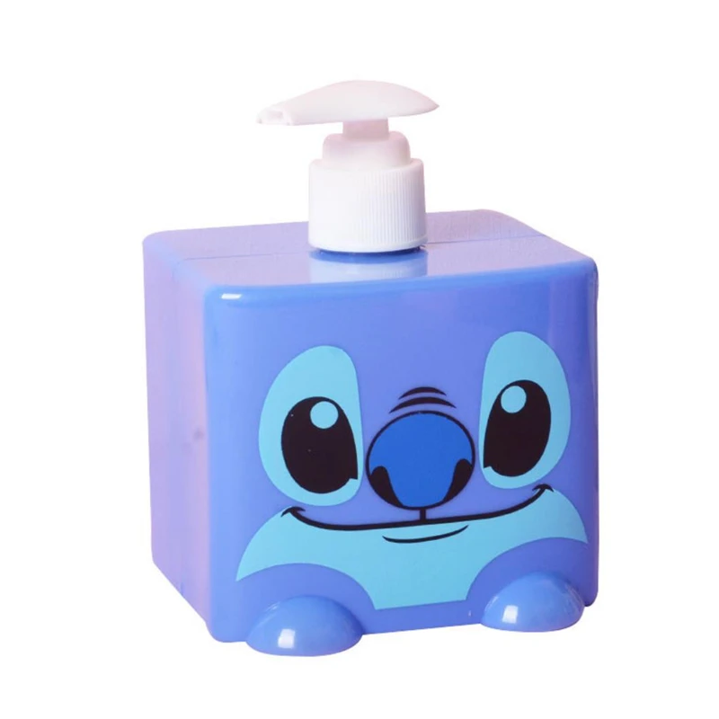 Stitch Melody Movie Creative Cartoon Shampoo Bottle ABS Action Character Collect Model Toy Box  lotion hand soap bottled 300ML