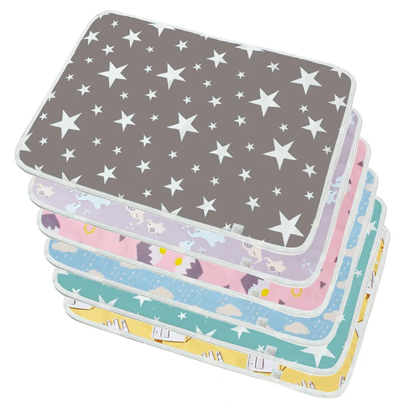 30x40/35x45cm Baby Reusable Mattress Waterproof Diapering Changing Pads Cotton Washable Newborn Mattress Baby Changing Mat