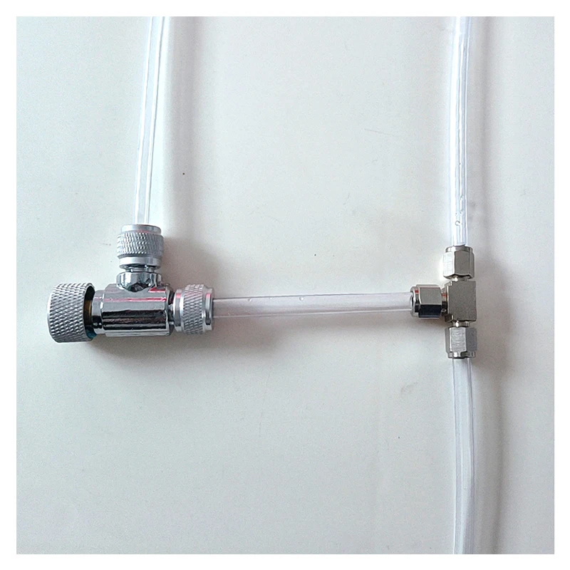 Aquarium CO2 air connection valve multiple diverter CO2 system accessories air pipe stainless steel multiple diverter 4 * 6mm