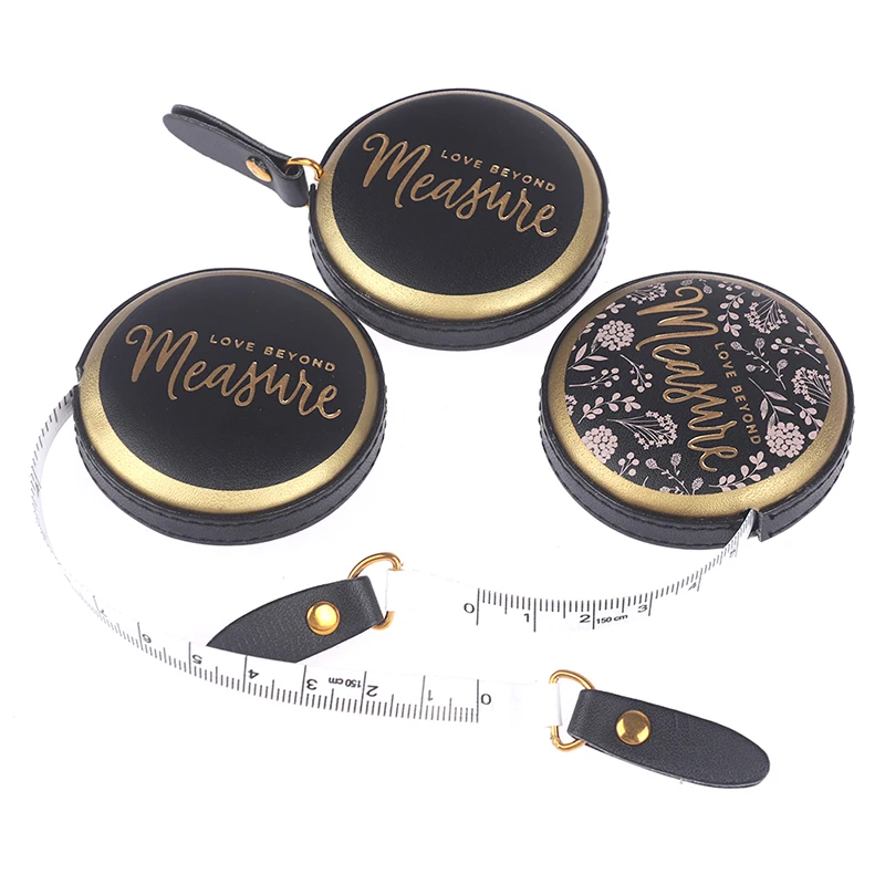 1.5m Portable Retractable Vintage Style Mini Tape Nostalgia Measure Ruler Retro Sewing Centimeter Inch Roll Tape