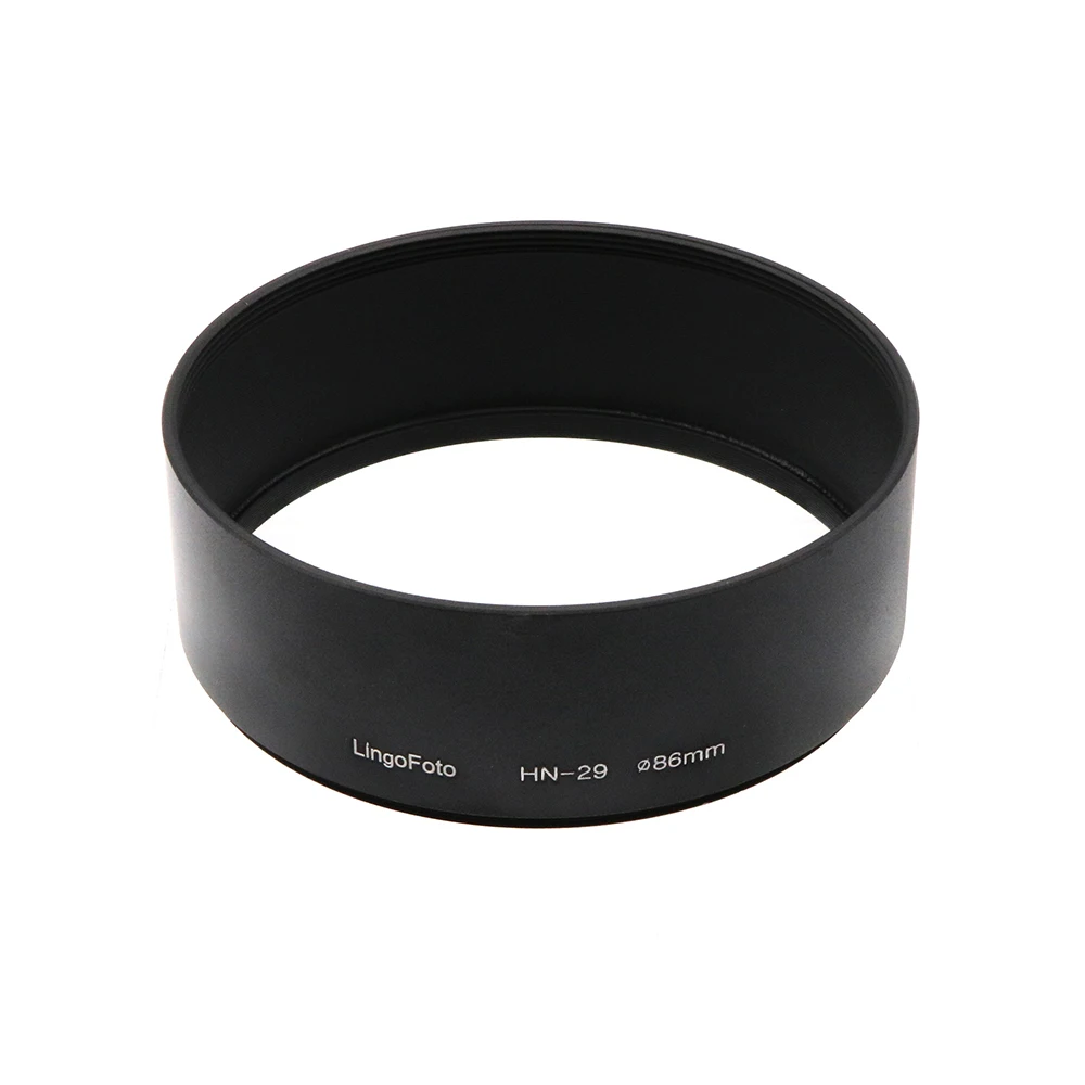 Capuz de lente com parafuso de metal, 86mm para nikon 77mm, polarizador circular ou outras lentes com fio de filtro 86mm