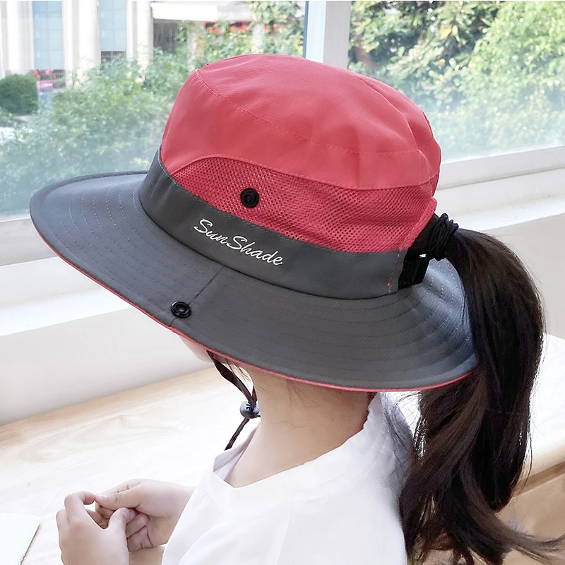 

K157 Children Hat Panama Sun Visor 2021New Breathable Fisherman Protection Hat Children's Bucket Hat Summer Hats Beach Sun Hats