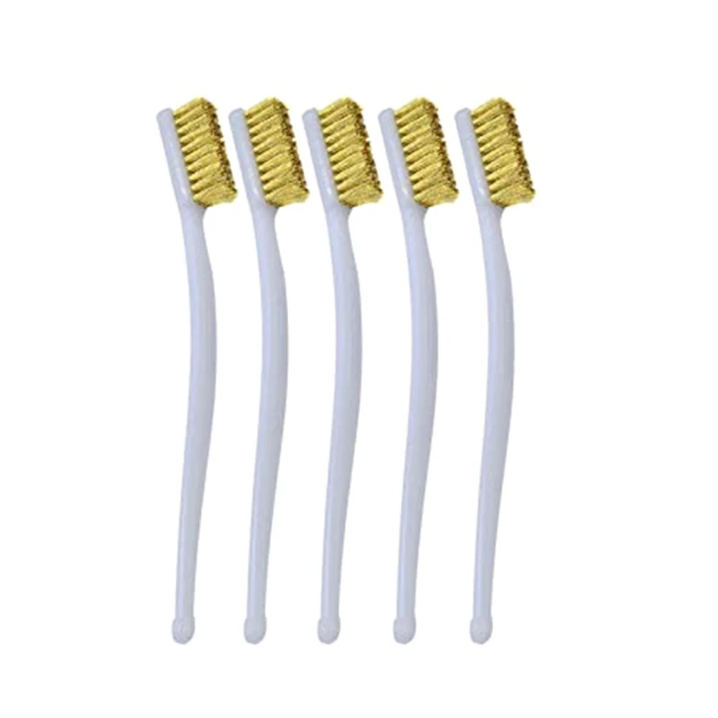 5Pcs Durable 3D Printer Cleaner Tool Copper Wire Toothbrush Hot Bed Cleaning Parts 3D Printer Parts & Accessories