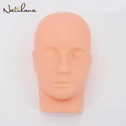 NATUHANA Maquiagem Head Flat Eye Facial Eyelash Extension Practice Cosmetic Model Professional Training Heads Makeup Tool