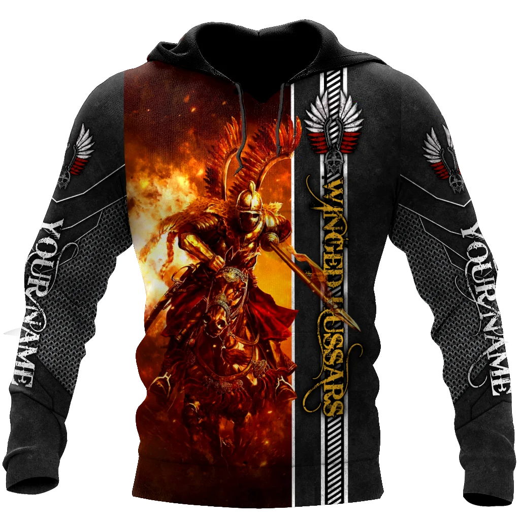 PLstar Cosmos 3Dprinted Newest Hussars Jesus Custom Name Premium Harajuku Streetwear Unique Unisex Hoodies/Sweatshirt/Zip B-7