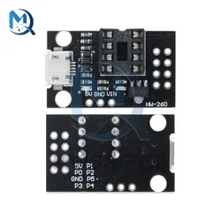 ATTINY Development Programming Board pluggable ATtiny13A / ATtiny25 / ATtiny45 / ATtiny85 DIP-8 pin ​Development Board