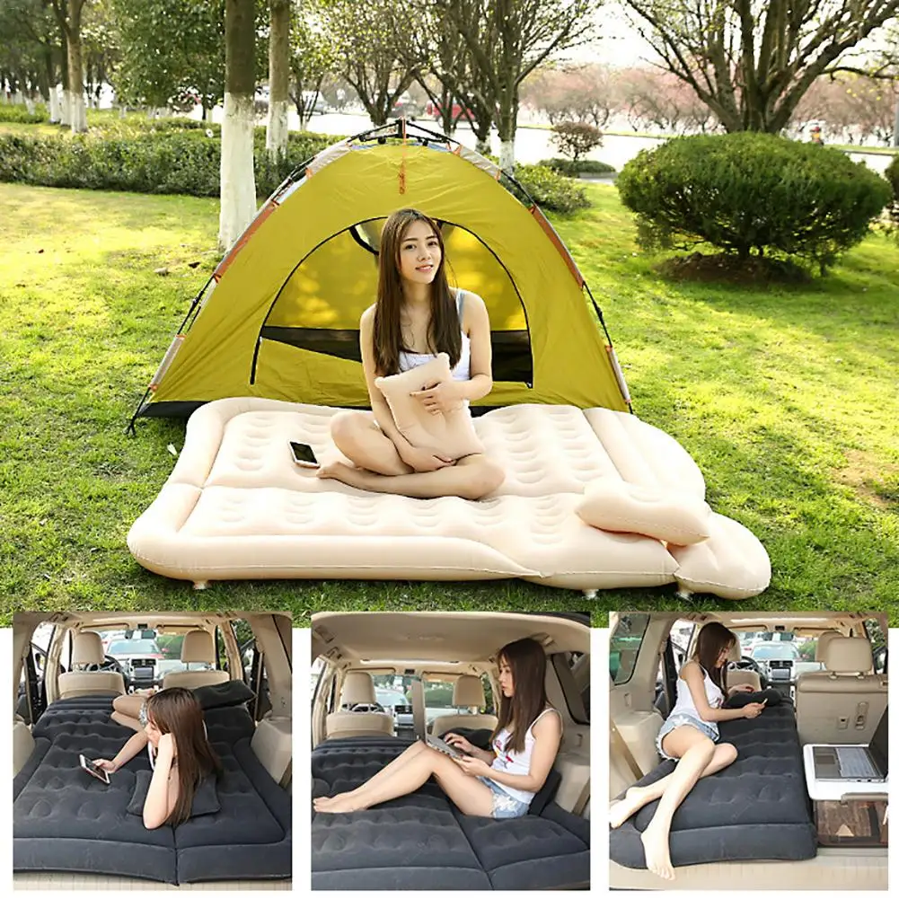 Auto Mattress SUV Multifunctional Car Iatable Bed Car Travel Bed For Car SUV Self-driving Camping Auto Interior Accessories