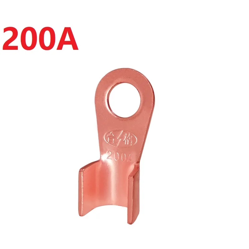 20Pcs 200A Koperdraad Neus Terminal Bedrading Oor Ot Open Kabel Connector Voor Grote Stroom Ontlading Batterij Bms LiFePO4 li-Ion Lto