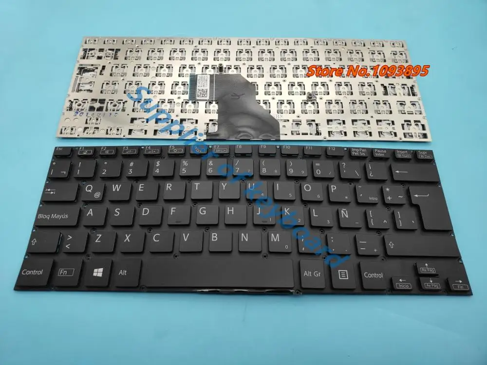 

New For SONY VAIO FIT 14E SVF14211CLB SVF14213CLB SVF14214CLB SVF14215CLB Latin Spanish Keyboard Black