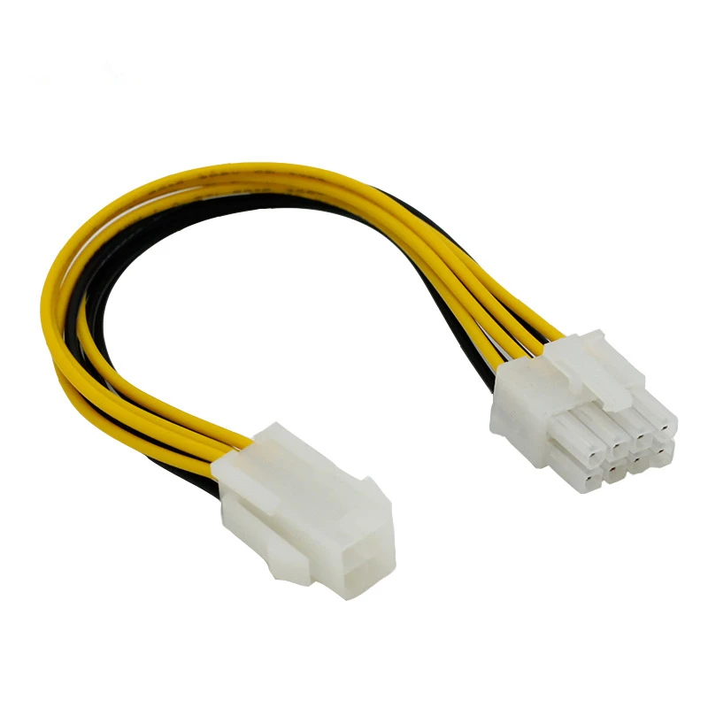 4 pin Male To 8 pin Female 4Pin To 8Pin Lead Extension to CPU Power Converter cable Supplies ATX Compute Motherboard Adapter