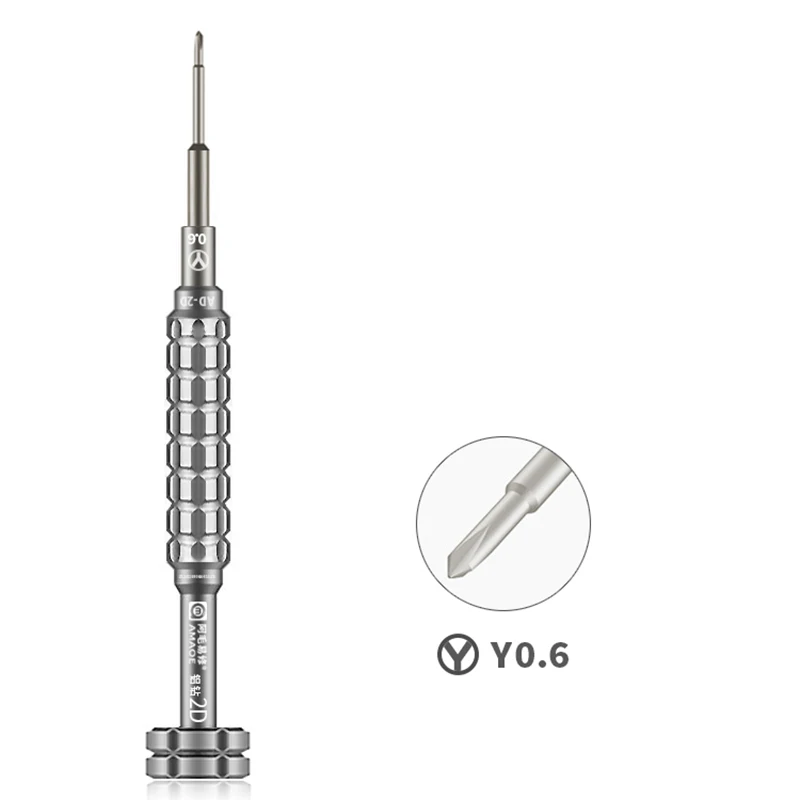 2D Precision ไขควงอลูมิเนียมแม่เหล็กสกรู Driver สำหรับ iPhone Android โทรศัพท์มือถือเปิดซ่อมเครื่องมือ