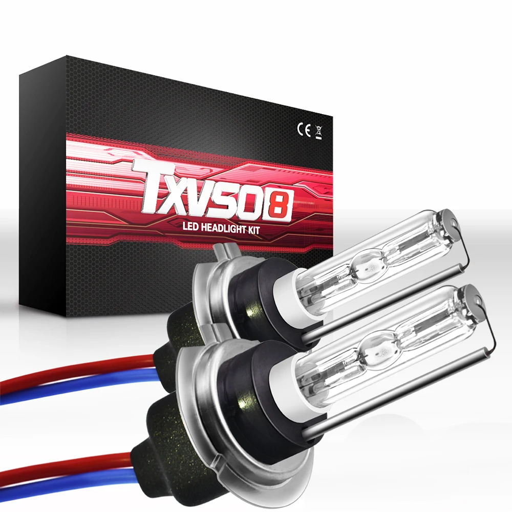 TXVSO8 2020 Xenon H7 HID Kit 35W/55W Car Headlight Bulbs 12V 4300K 5000K 6000K 8000K 10000K 12000K Auto Headlamps Ampoule