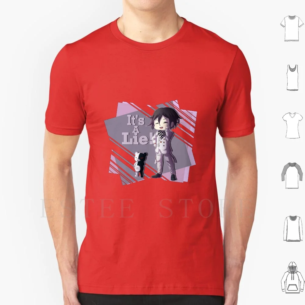 Ouma Kokichi-It's A Lie! T Shirt Print Cotton Danganronpa Ouma Kokichi Oma Kokichi Kokichi Oma Kokichi Ouma Ndrv3 Danganronpa