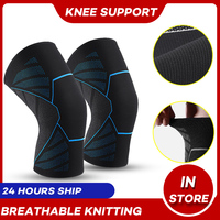 1PC Knee Pads Sleeve Nylon Breathable Knee Brace Elastic Kneepad Protective Gear Patella Volleyball Football Knee Support