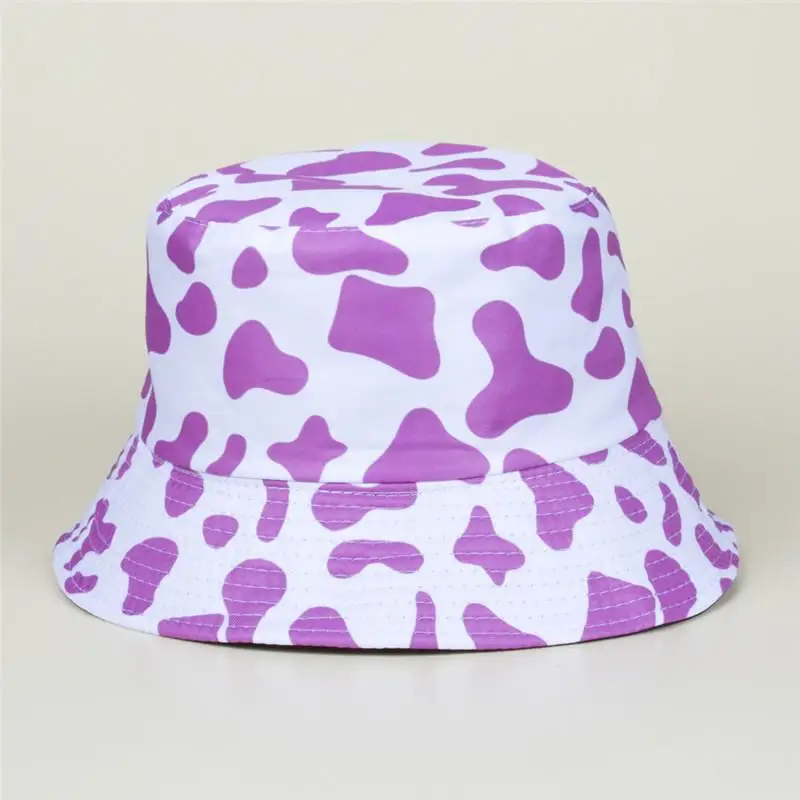 2024 Cow Print Bucket Hat Fisherman Hat Outdoor Travel Hat Sun Cap Hats for Men and Women 311