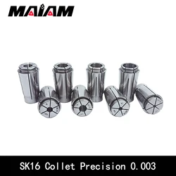 sk16 collet high precision 0.003 collet sk chuck CNC lathe milling cutter chuck collet tool holder 3.175 4 6 8 10 chuck 3~16mm