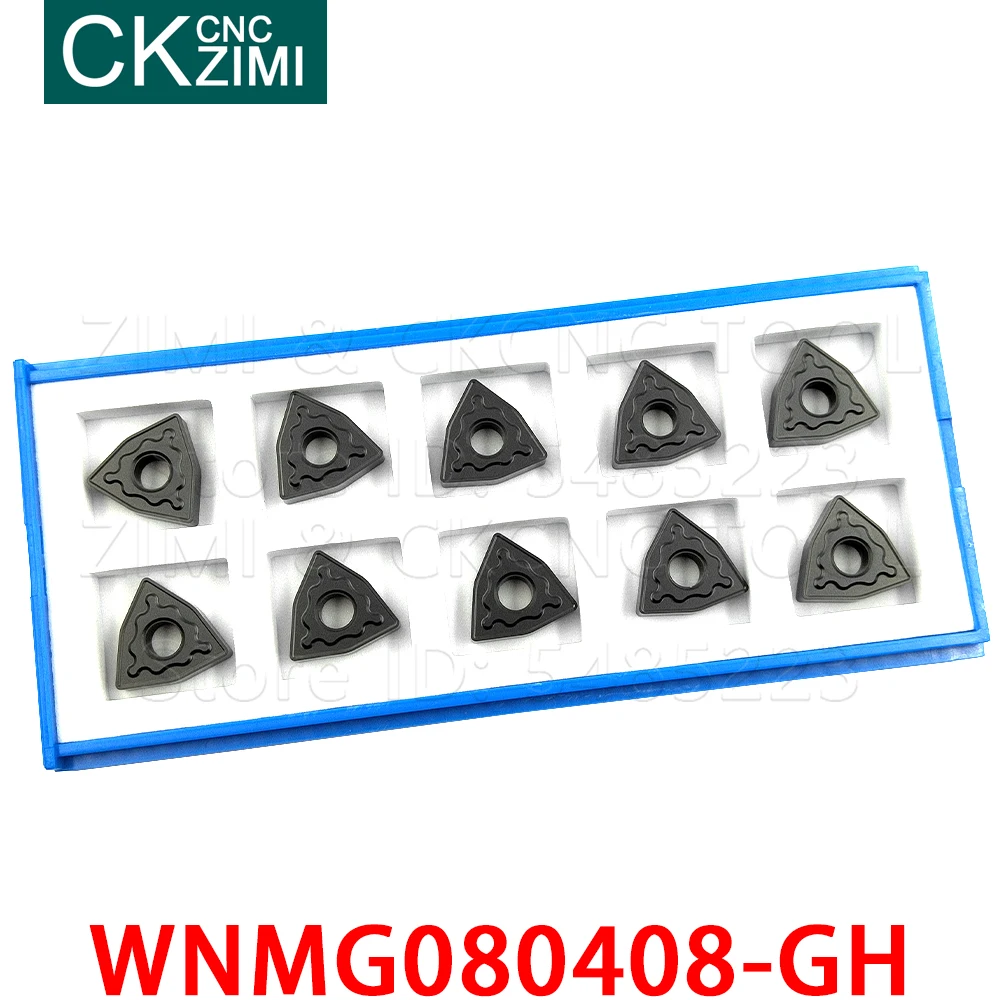 10P WNMG080408-GH ZM5115 WNMG 080408 GH Carbide Inserts wood Turning Tools CNC Metal lathe Cutting Tool WNMG432-GH for cast iron