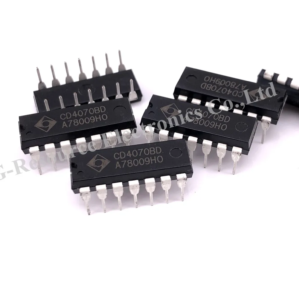 (10Pcs) CD4070BD CD4070BE DIP-14 CD4070 DIP14 4070BE DIP CMOS Quad Exclusive-หรือ Exclusive-NOR Gate
