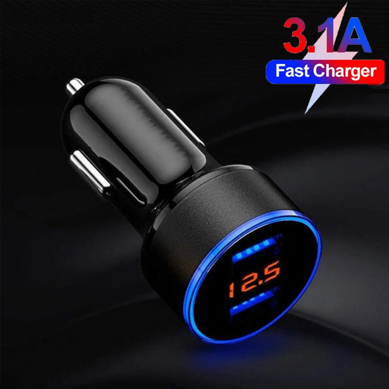 Mini USB Car Charger Fast Charging Charger For iPhone 12 11 Pro Max 6 7 8 Samsung S21 S20 FE Xiaomi 11 10T 10 lite Car Charger