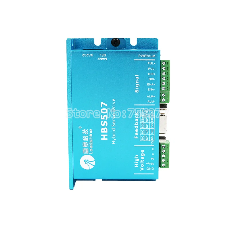 Original HBS507 Hybrid servo drive NEMA 23  3 phase closed loop motor 50VDC 6A input step driver