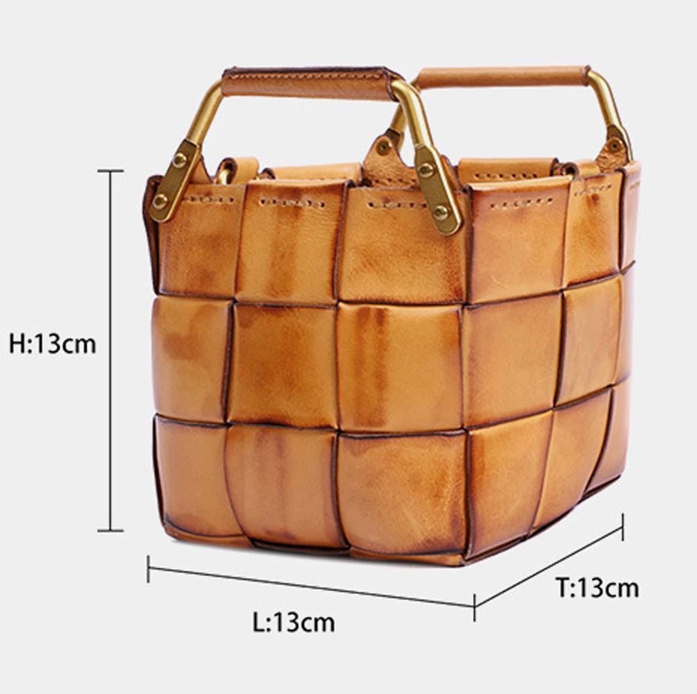 Vintage Leather Multi-Function Manually Locomotive Package Head Layer Cowhide  Women Bag Leisure Classic Fashion Shoulder Bags