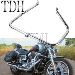 Chrome Motorcycle Crash Bar For Harley Touring Road King FLHR FLHX FLHT Ultra Classic Street Glide 1997-2008 1-1/4