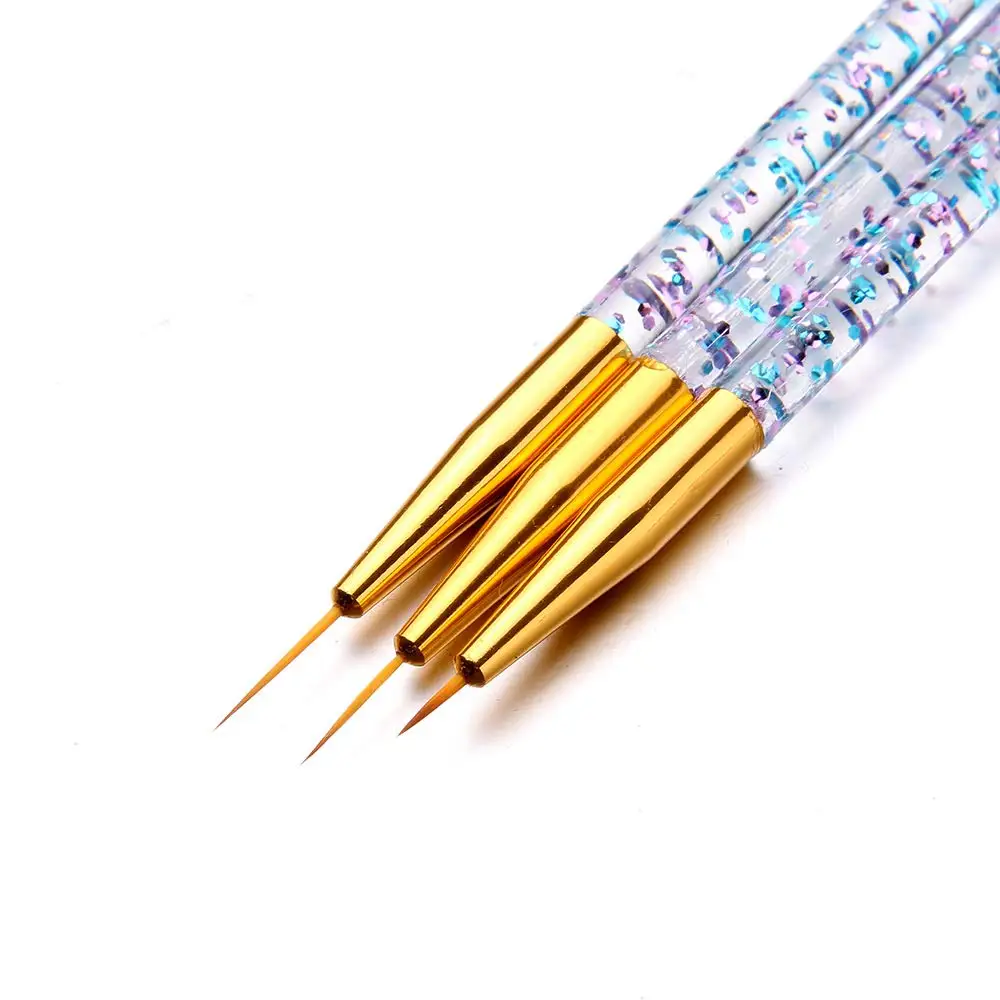 

Nail Art Drawing Striping Liner Pen Brush DIY Painting Flower Drawing Lines Set Manicure Nails Design Professional Home Use