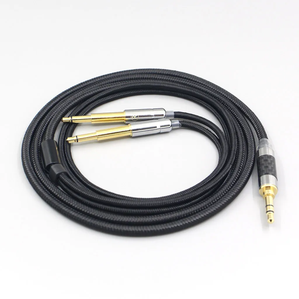 6.5mm XLR Super Soft Headphone Nylon OFC Cable For Meze 99 Classics NEO NOIR Headset Earphone LN007807