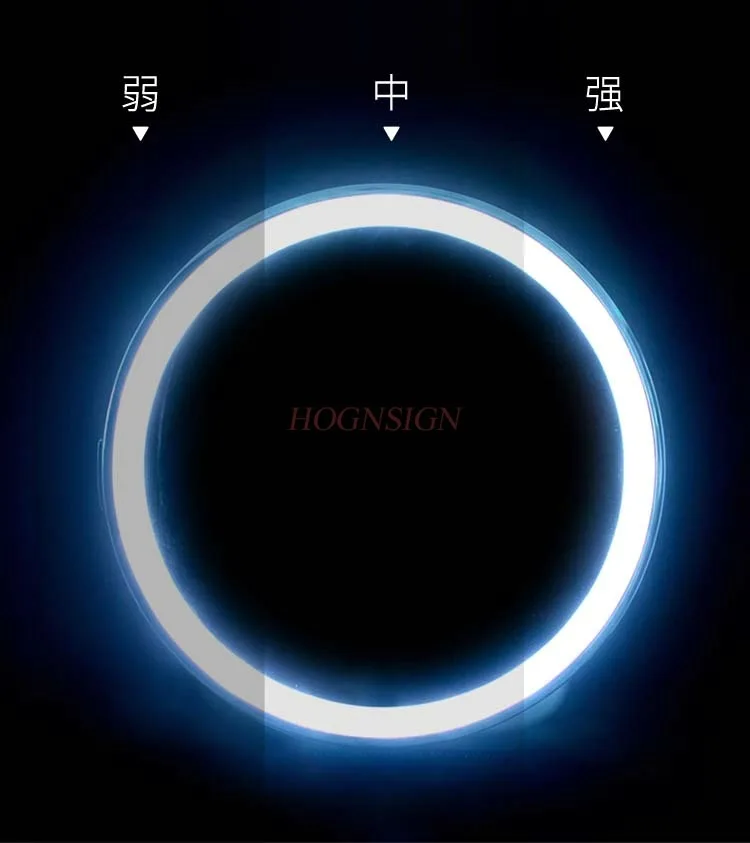 Make-up Spiegel Led Leuchtstofflampe Mädchen Herz Tragbare Falten Tragbare Net Rot Füllen Licht Dressing Spiegel Verkauf