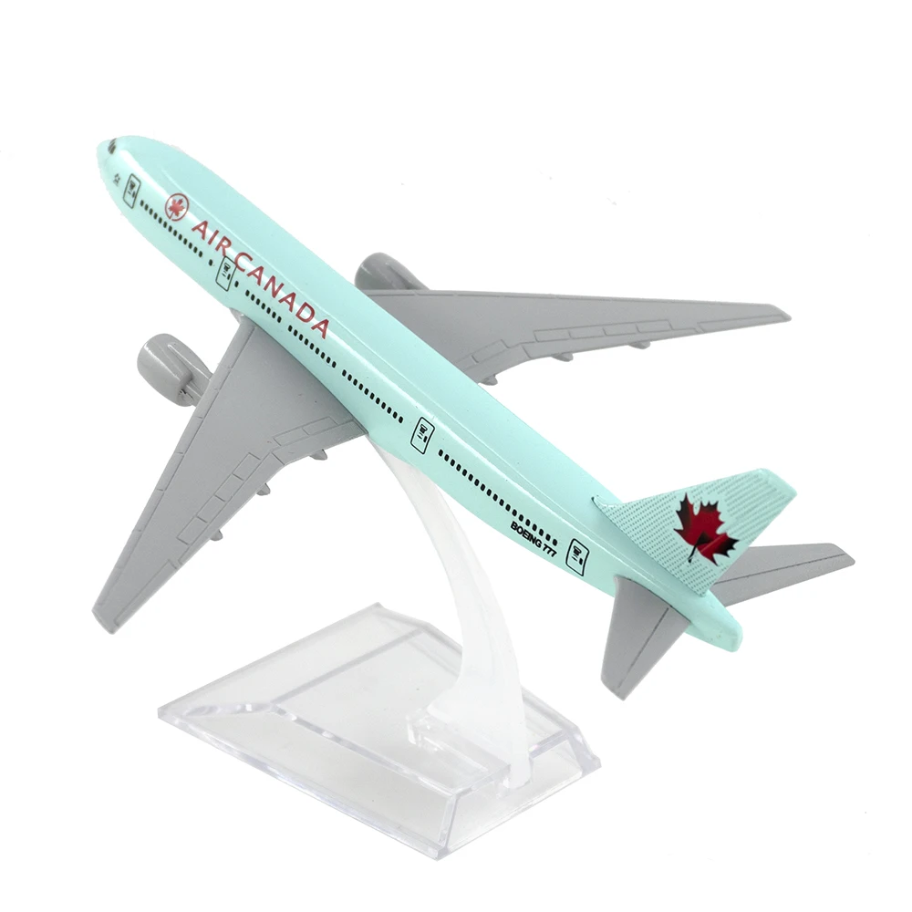 1/400 skala Aircraft Boeing 777 Air Kanada 16 cm Legierung Flugzeug B777 Modell Spielzeug Kinder Kinder Geschenk für Sammlung