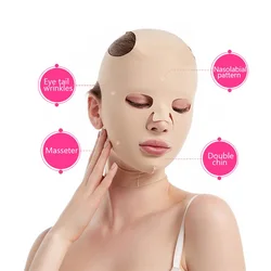 3D Reutilizável Respirável Beleza Mulheres Anti Rugas Máscara de Emagrecimento Bandage V Shaper Full Face Lift Sleeping Mask