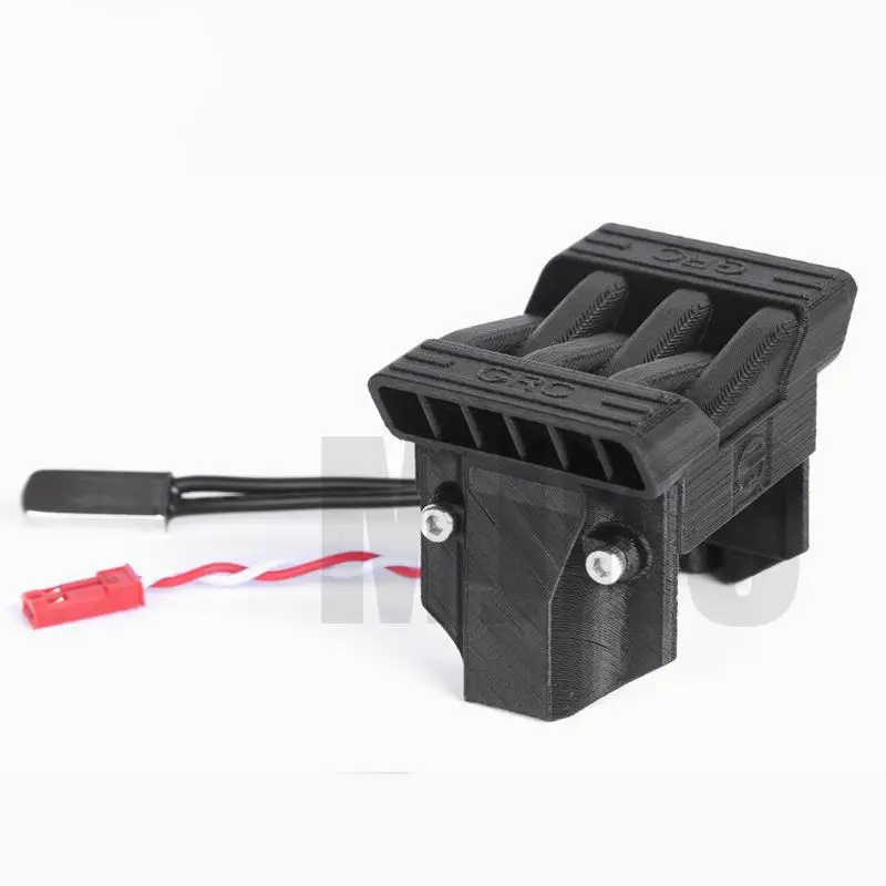 

For 1/10 Rc Tracked Traxxas Trx-4 Defender Bronco Trx6 G63 Radiator Thermal Induction Cooling Fan 82056-4 Esc