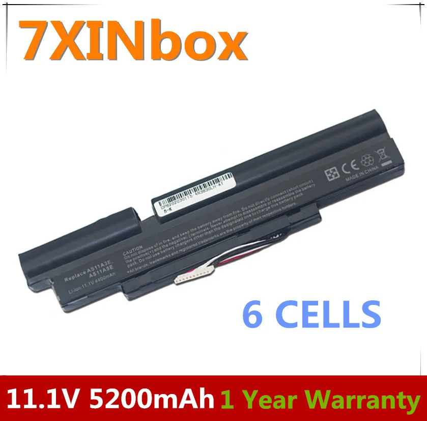 

7XINbox 11.1V Laptop Battery AS11A3E AS11A5E For Acer TimelineX 3830T 3830TG 4830T 4830TG 5830T 5830TG 3ICR19/66-2 3INR18/65-2