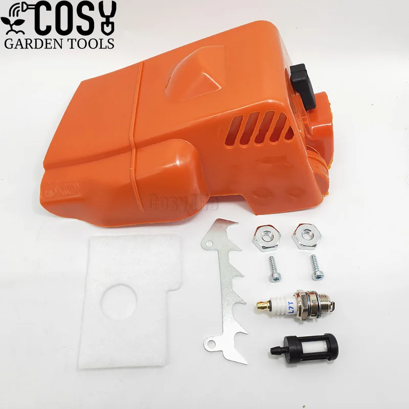 

Top Cylinder Cover Air Filter Bumper Spike kit For Stihl 017 018 MS170 MS180 MS 170 180 Chainsaw Replacement Spare Parts