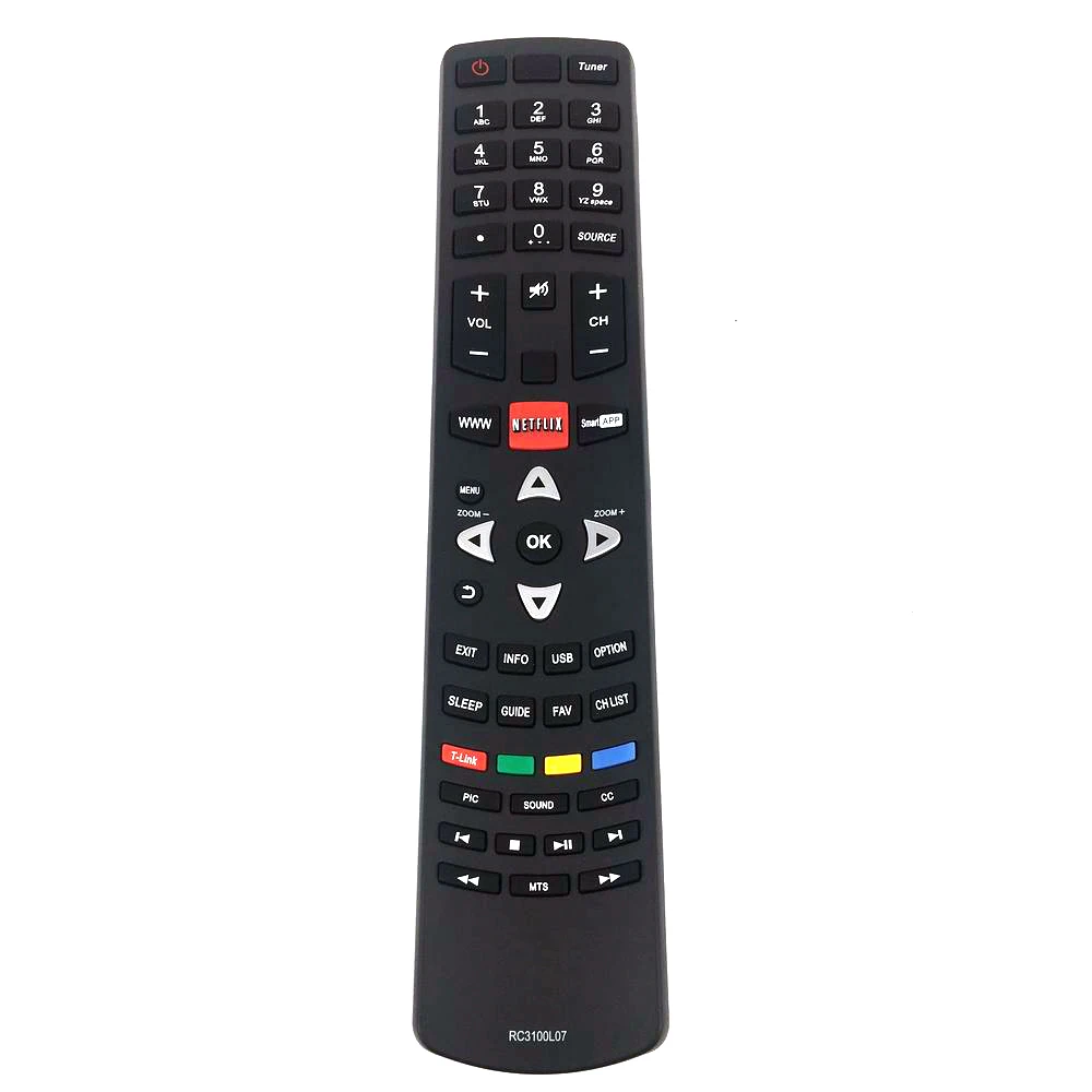 

New Original Remote Control RC3100L07 For TCL LCD LED TV With NETFLIX Smart APP Buttons RC311FM1 RC3100L07 LED40E5800 LED50E5800