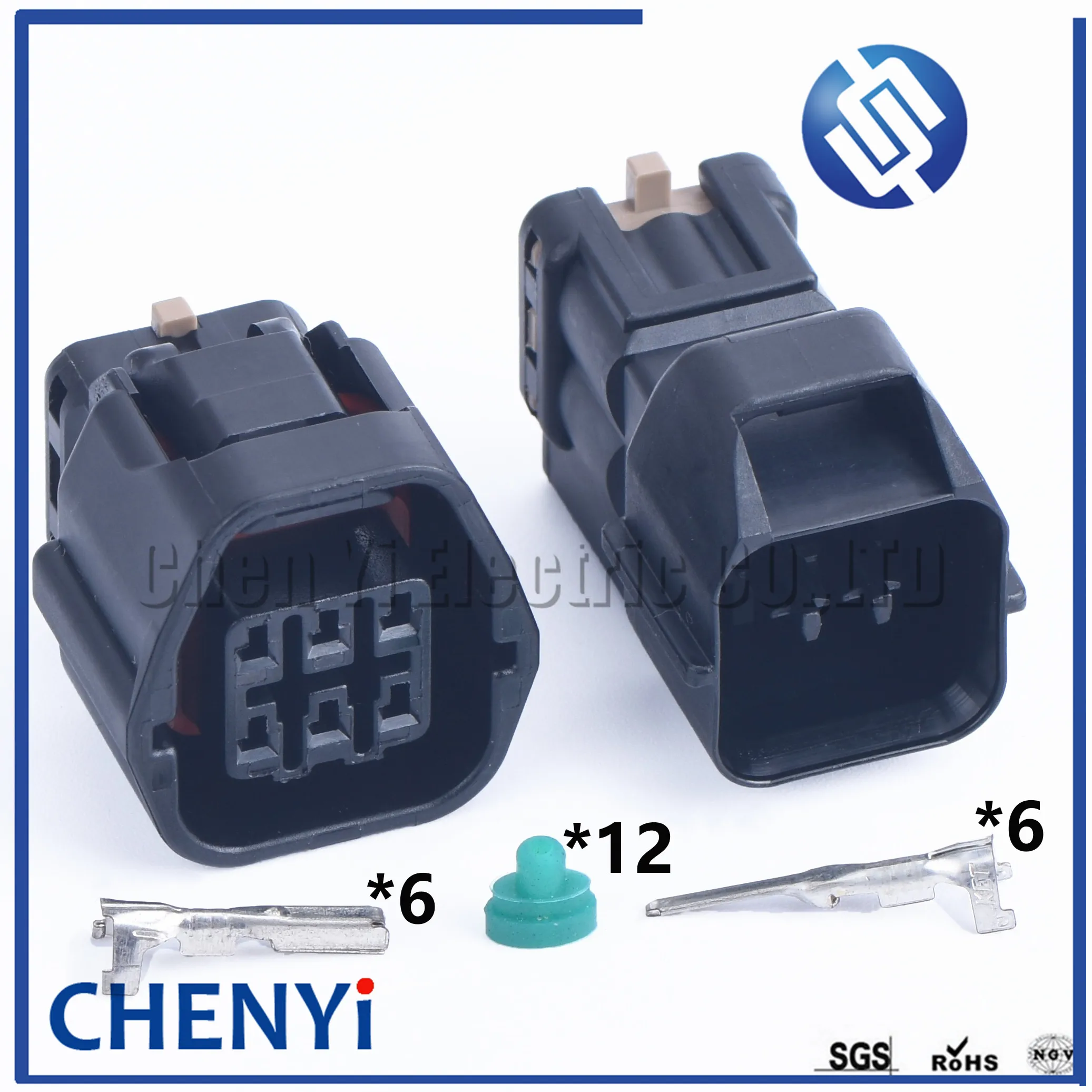 1 set 6 pin  (1.2) Waterproof Auto Car Door Lock Locking Connector Sealed Plug For Hyundai Elantra Sensor connector 7283-8760-30