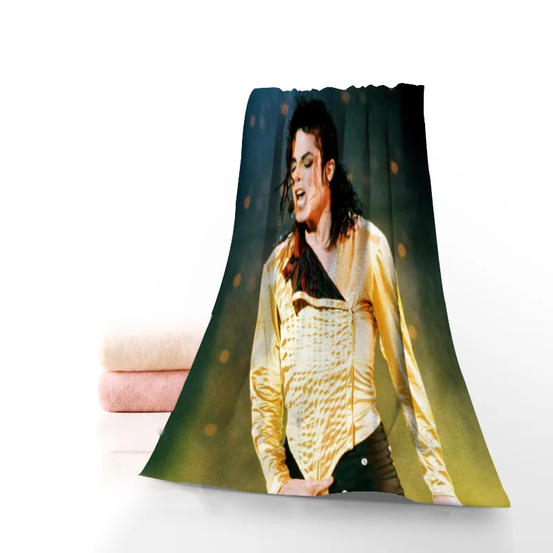 Hot Sale Michael  Jackson 35x75cm Fitness Sports Towel Portable Quick-drying Towel Yoga Outdoor Microfiber Sports Towel