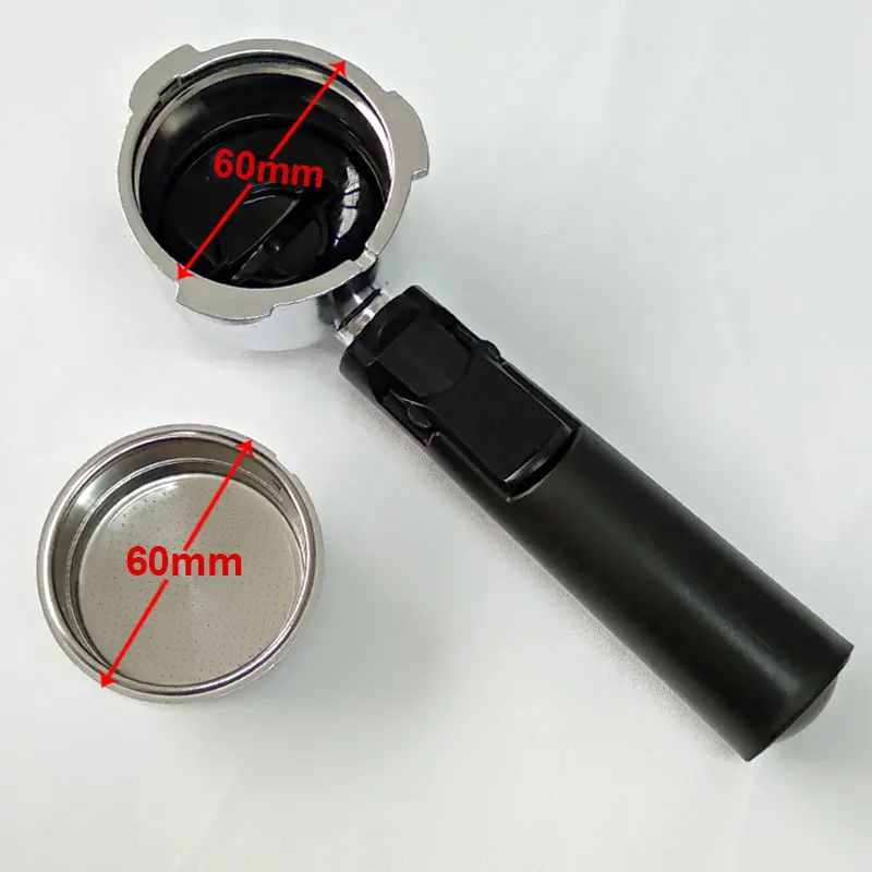 2 CUP 1 hole pressurize espresso coffee  filter 51mm coffee basket espresso coffee marker out Diameter 60 mm inner Diameter