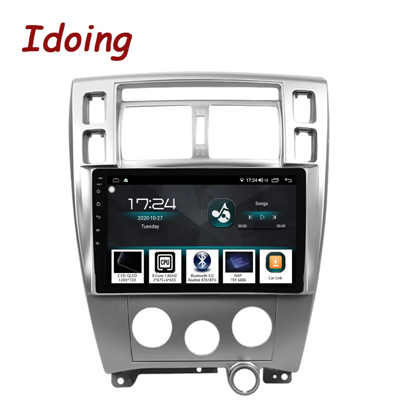 

Idoing 10.2"Car Radio 4G+64G Multimedia Android Video Player Navigation GPS For Hyundai Tucson 1 2004-2010 Head Unit No 2 Din