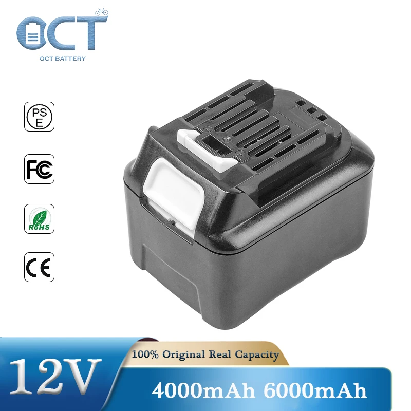 

BL1041B 12V 4.0Ah 6.0Ah Replaceable Battery Rechargeable Batteries Power Tools for Makita BL1016 BL1041B BL1021B BL1041 BL1020B