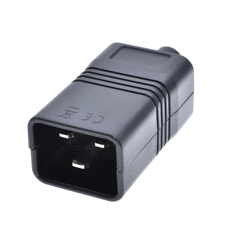 16A250V power plug IEC320-C19 C20 female male industrial electric plug for PDU/UPS