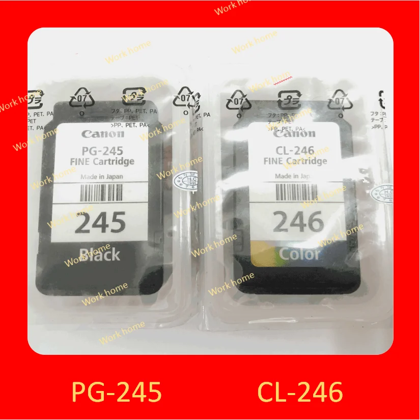 PG245 CL246 Ink Cartridge  Canon Printer PG 245 PG-245 CL 246 for Pixma iP2820 MX492 MG2924 MX492 MG2520 printer